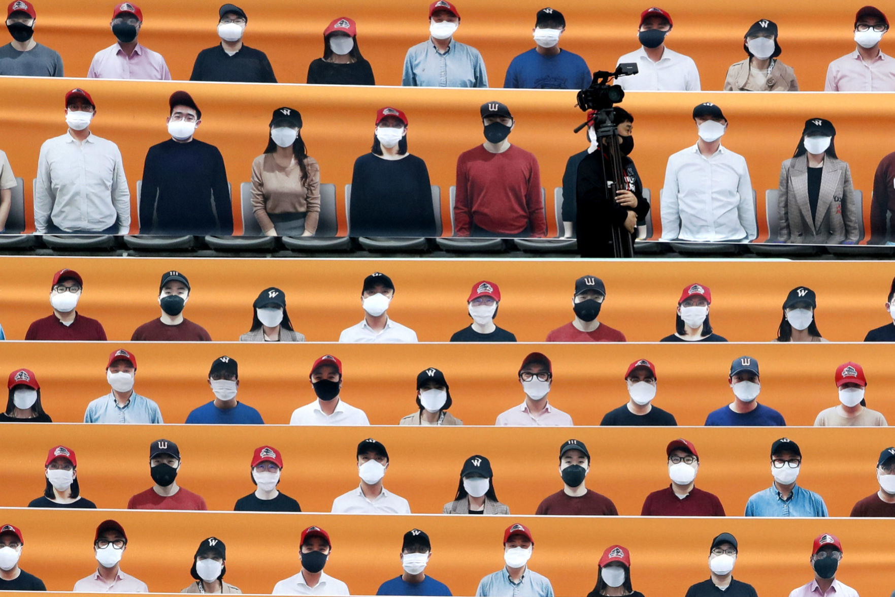APTOPIX Virus Outbreak South Korea Baseball